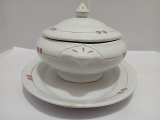 Lote Sopera y Bandeja Porcelana CIL 640513926