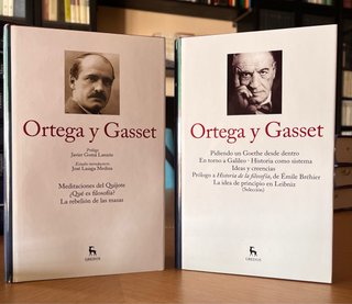 Libros Ortega y Gasset (2 tomos) Gredos