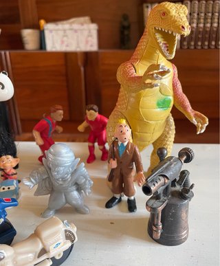 Lote Juguetes: Robot, Dinosaurio, Figuras