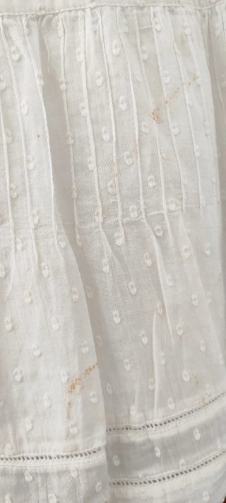 Vestido blanco niña 9-10 años Massimo Dutti