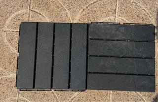 Baldosas de plástico encajables para exterior