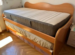 Cama nido con colchón seminuevo