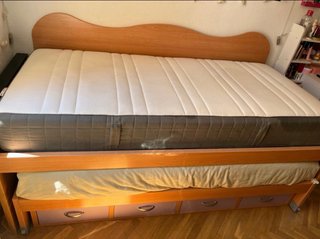 Cama nido con colchón seminuevo