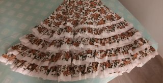 Traje de flamenca con volantes