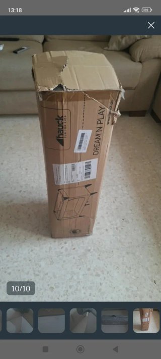 Cuna de viaje Hauck. Un sólo uso. (Con caja)