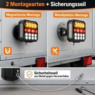 NUEVO! (80€) Luces LED Inalámbricas para Remolque