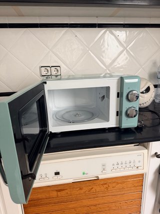 Microondas Artrom Vintage Azul