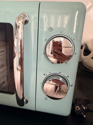 Microondas Artrom Vintage Azul