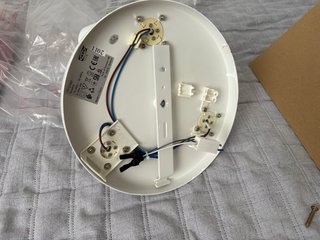 Lámpara Ikea NYMANE 3 focos blanca