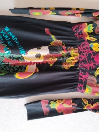 Vestido Desigual Talla M Multicolor