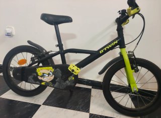 Bicicleta Infantil B'Twin Dark Hero 500 16