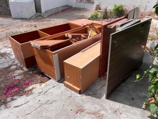 Suelo laminado y maderas para muebles