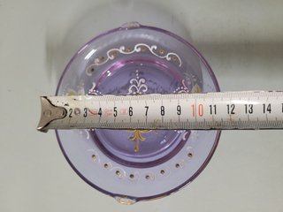 Cenicero Cristal Murano Vintage Morado