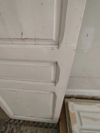 Puerta madera maciza clásico /  modernista