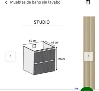 Mueble de baño suspendido NUEVO