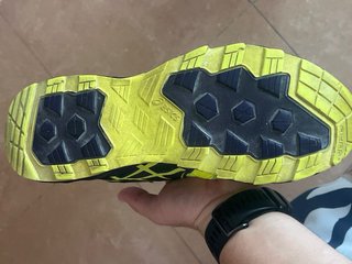 Zapatillas Asics Trail Running Negro/Verde