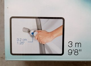 2 Manguera piscina 3,2cm - 3 m. BESTWAY