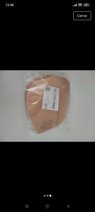 Sujetador Adhesivo Beige