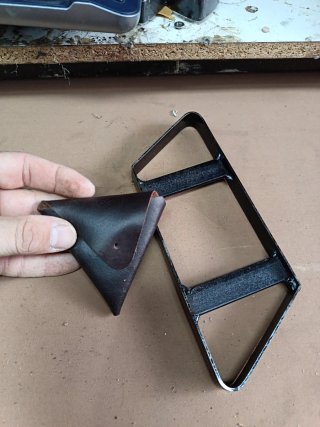 Troquel para monedero de cuero