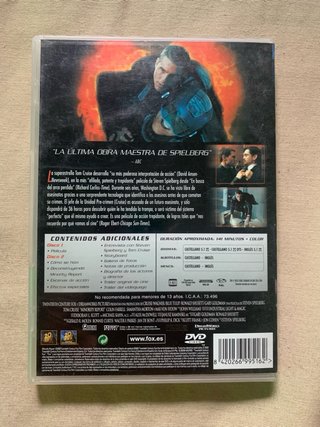 DVD Minority Report Edición Especial 2 Discos