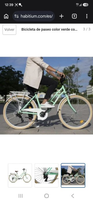 Bicicleta paseo BIOCYCLE Rueda 26