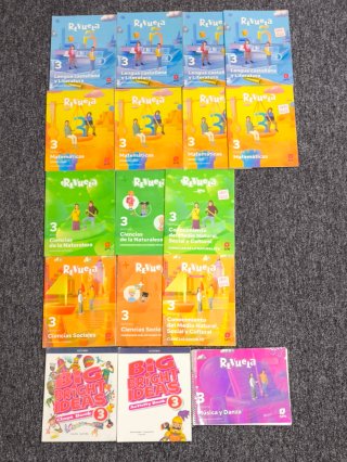 Lote libros 3 primaria Revuela