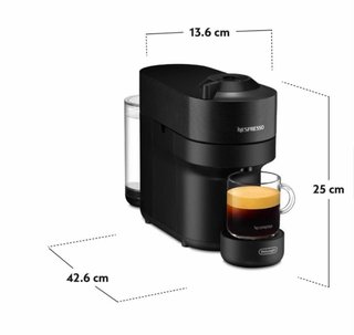 Cafetera Nespresso DeLonghi Negra