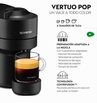 Cafetera Nespresso DeLonghi Negra
