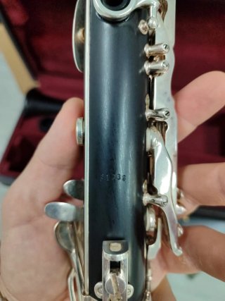 Clarinete Rossi Sib tubo francés.