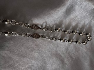 Rosario Cadena Plata 925 Sterling Silver Original