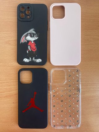 Lote 4 Fundas iPhone 12 Pro Max