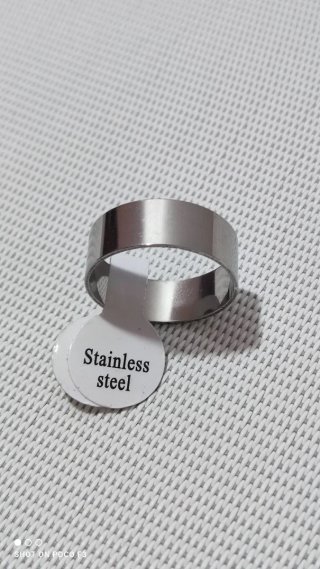 Anillo Acero Inoxidable Talla 17.3 mm