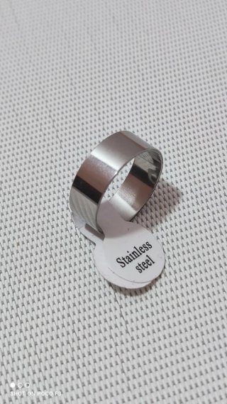 Anillo Acero Inoxidable Talla 17.3 mm