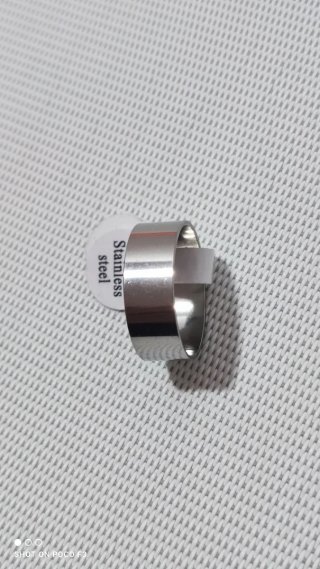 Anillo Acero Inoxidable Talla 17.3 mm