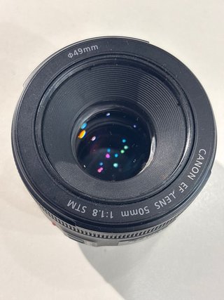 OBJETIVO CANON 50 F/1.8 STM PARA CANON REFLEX EF