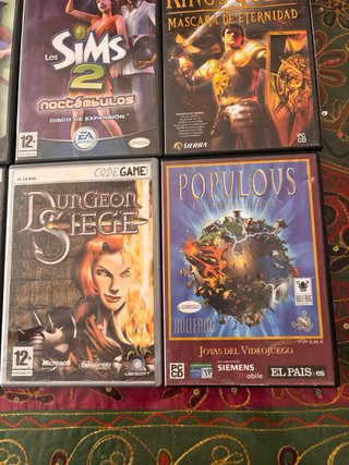 Lote Videojuegos PC: Tomb Raider, Sims 2...