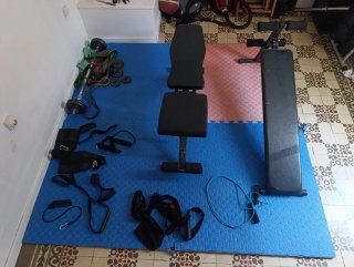 Gimnasio casero COMPLETO!