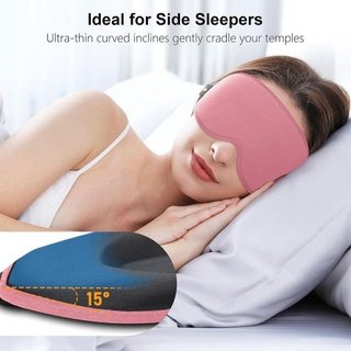 Antifaz para dormir rosa