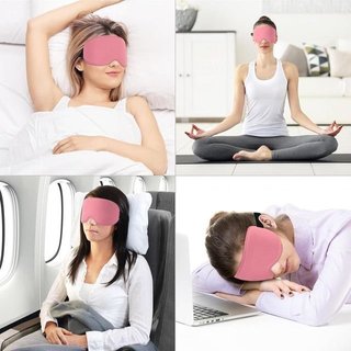 Antifaz para dormir rosa