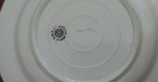 Plato hondo antiguo Sandeman Macdougall S.M. & Co