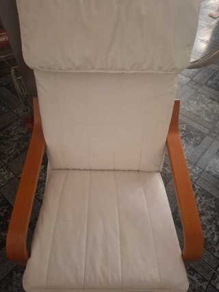 Butaca escandinava madera curvada