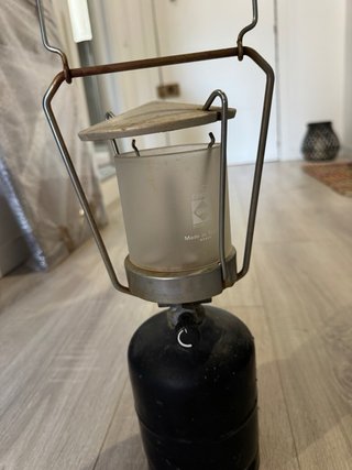 Farol de camping antiguo