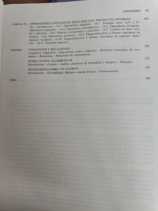 Algebra lineal