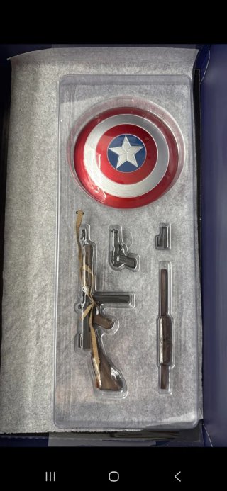 Hot Toys Capitán América MMS156 + esculpido nuevo