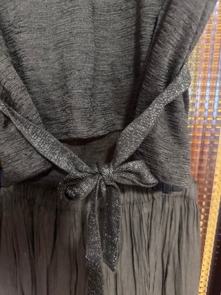 Conjunto de falda larga y camiseta de punto fina
