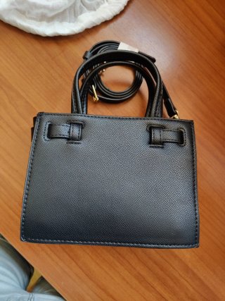 Mini borsa Zara nera con nodi