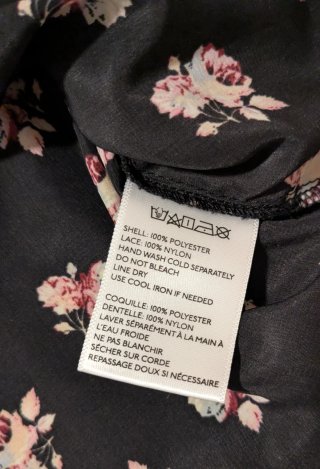 Top lencero floral encaje T. XS - Urban Outfitters