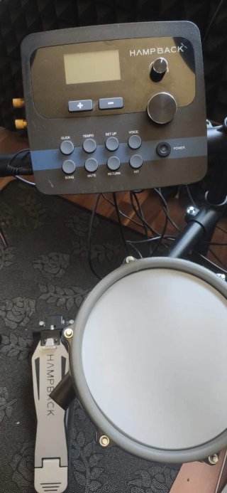 Batería Electrónica HAMPBACK ACE-301 + taburete