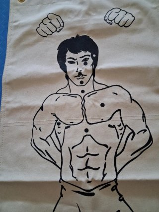 Saco de boxeo artes marciales 100% algodón. (Nuevo