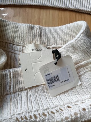 Completo crochet Vicolo color panna